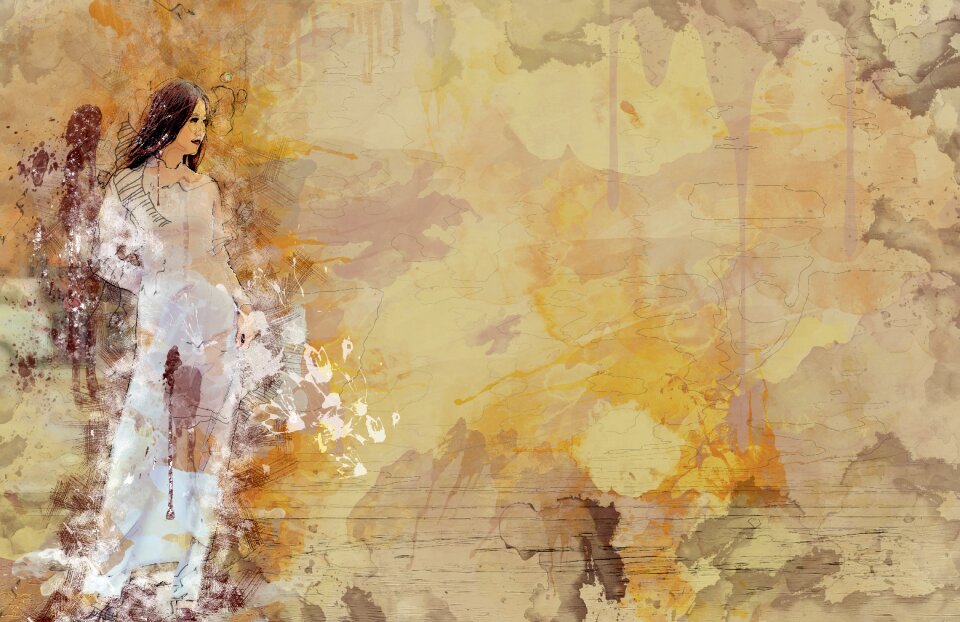 Elegant fashion female