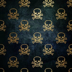Gothic skull halloween