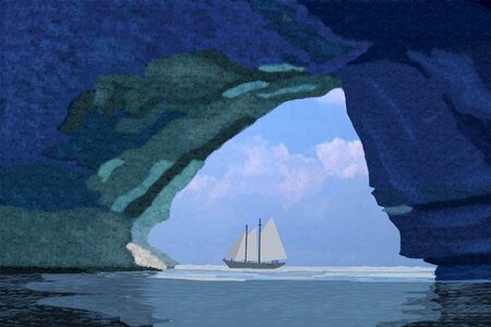 Sea cave Free illustrations
