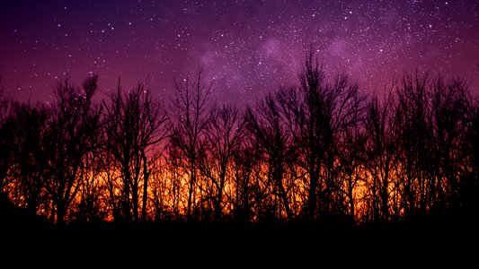 Sky color landscape