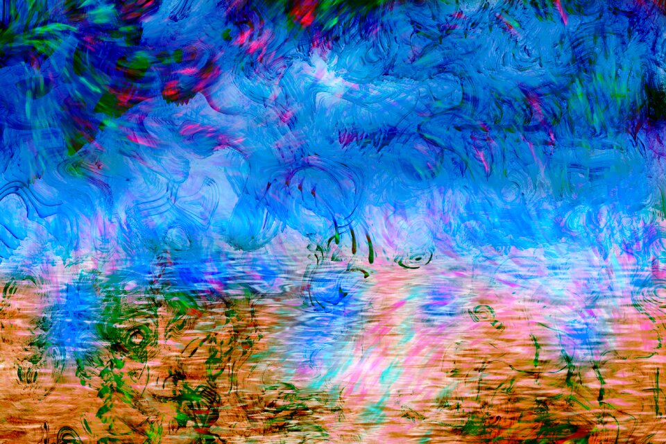 Watercolor vintage colorful