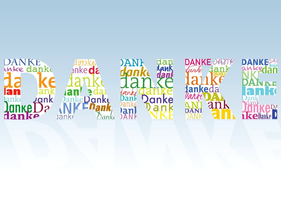 Letters font thank you very much