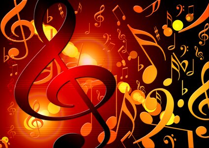 Concert musician notenblatt