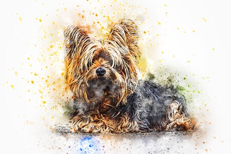 Art watercolor vintage
