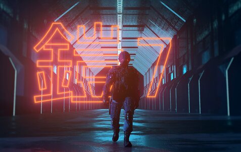 Spaceship hangar police