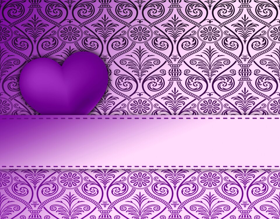 Violet heart baner