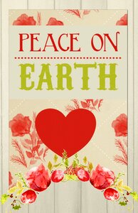 Heart floral watercolor