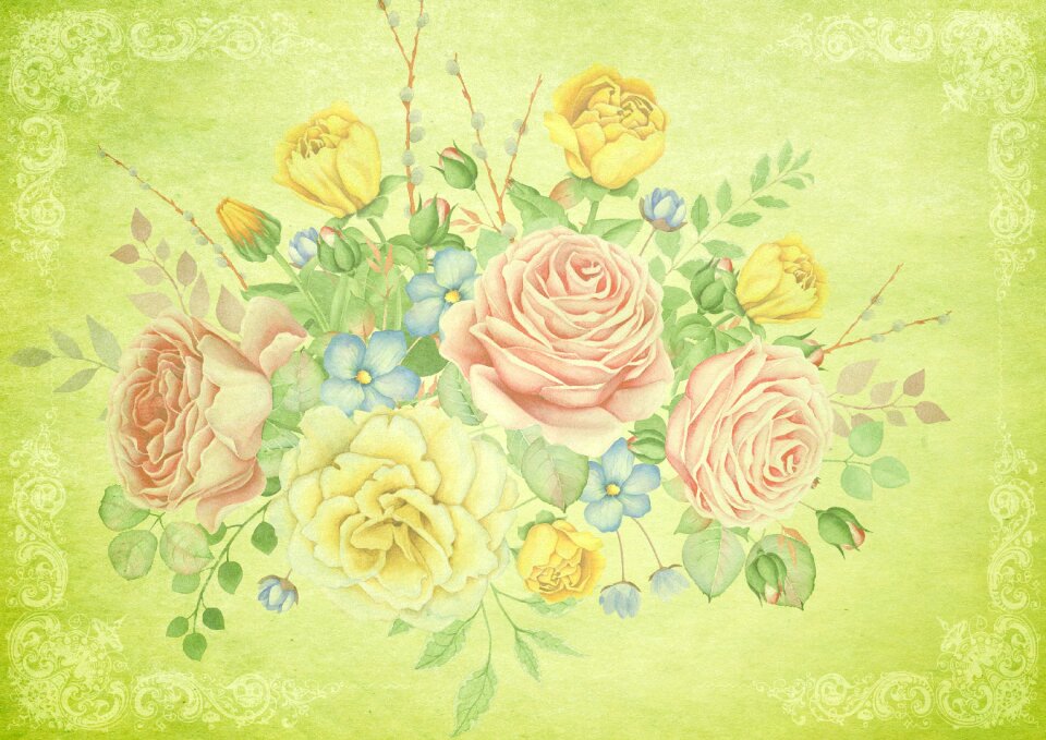 Ornaments floral decorative