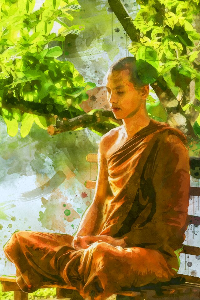 Religion religious monk
