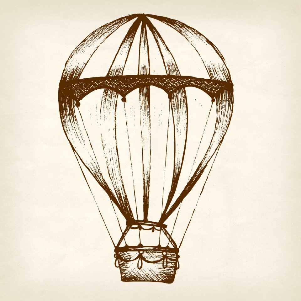 History vintage sketch