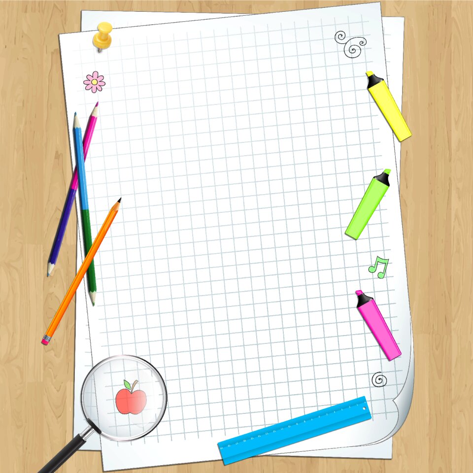 Paper the day of knowledge pencil