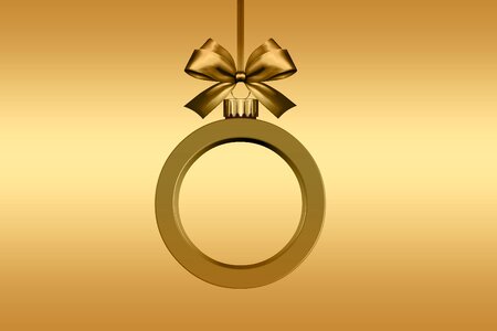 Ring jewellery christmas decorations