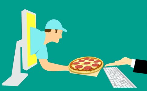 Cheese computer concept