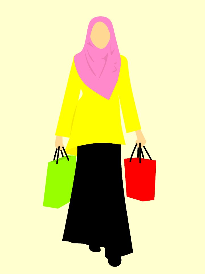 Isolated ramadan bags
