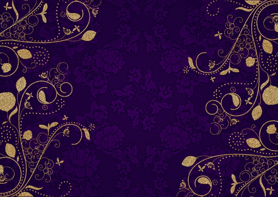 Oriental gold purple