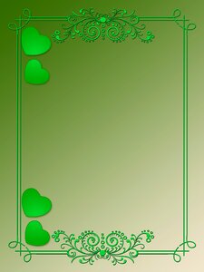 Green color romantic