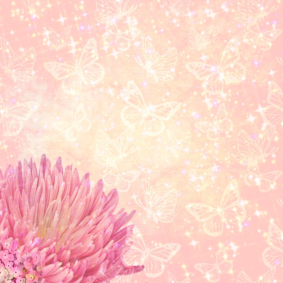 Spring butterfly sparkles
