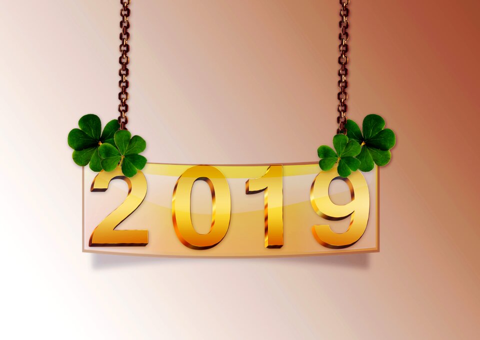 Celebrate new year's greetings number