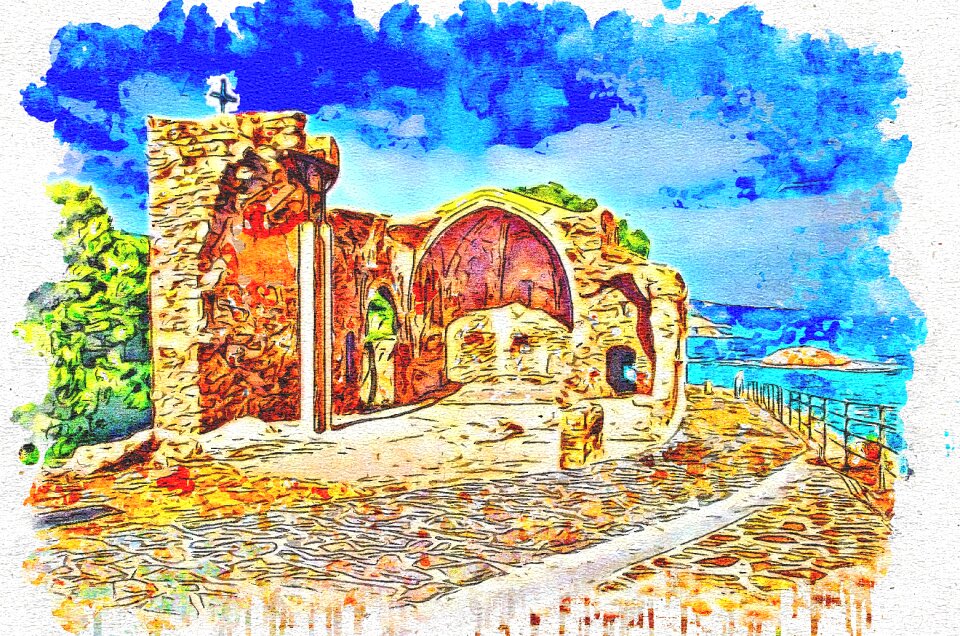 Ruins sea street