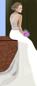 Bureau bouquet of flowers Free illustrations