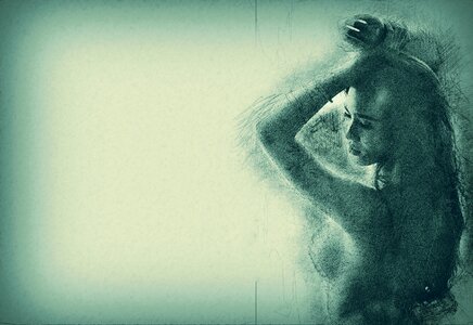Female naked body