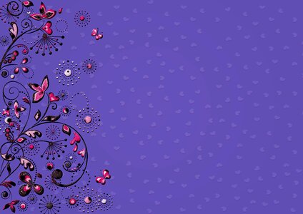 Purple pink pattern