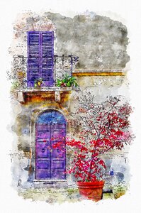 Door building street