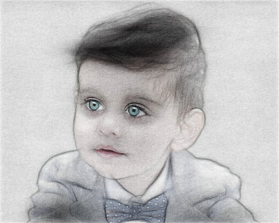 Facial expression adult toddler
