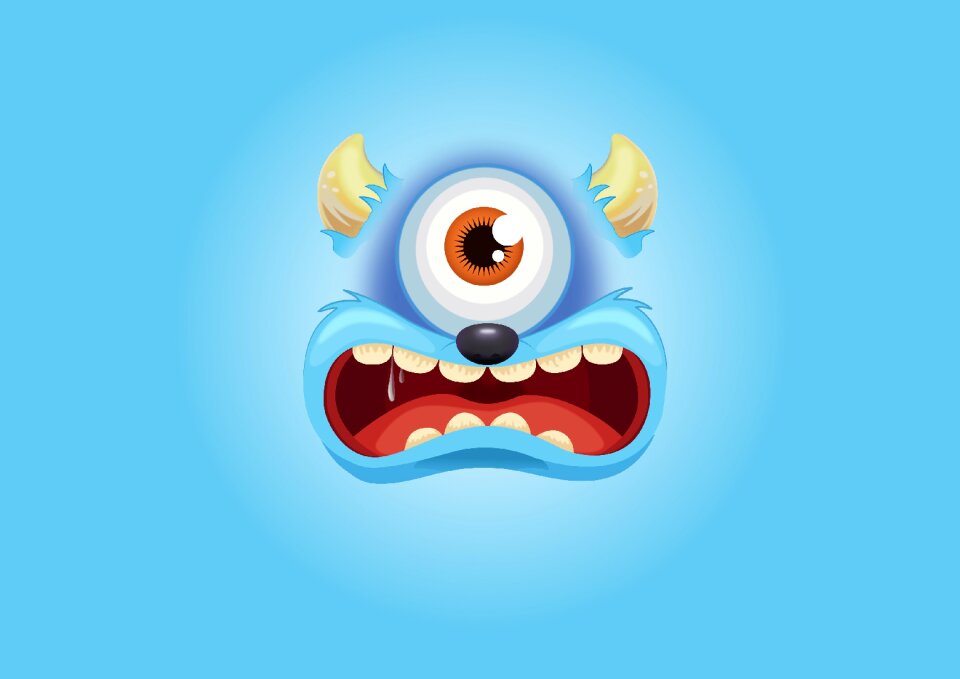 Cute smile Free illustrations