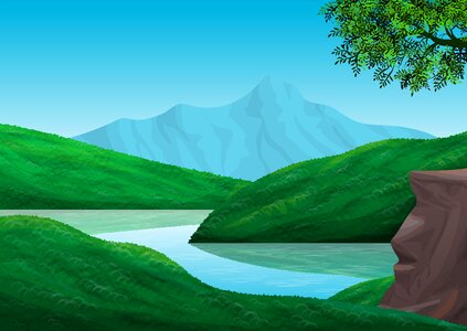 Mountains hills Free illustrations
