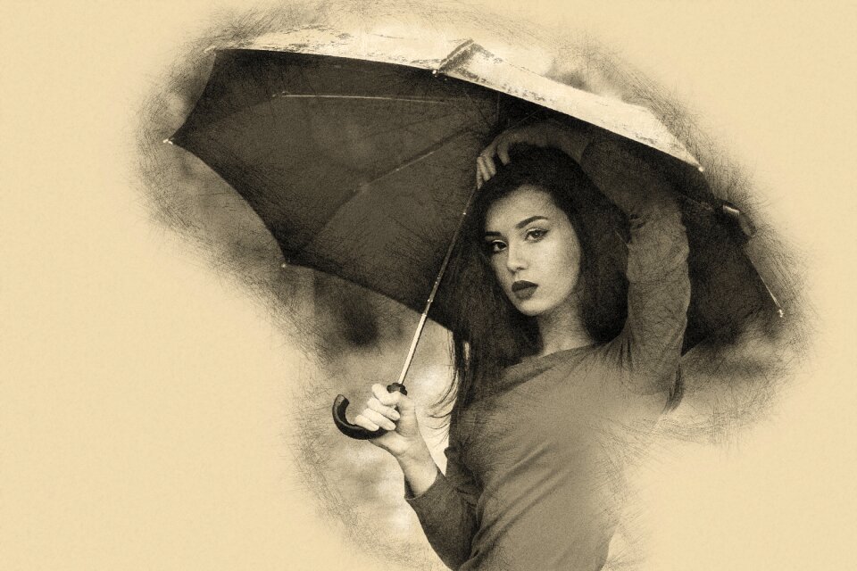 Autumn portrait beauty
