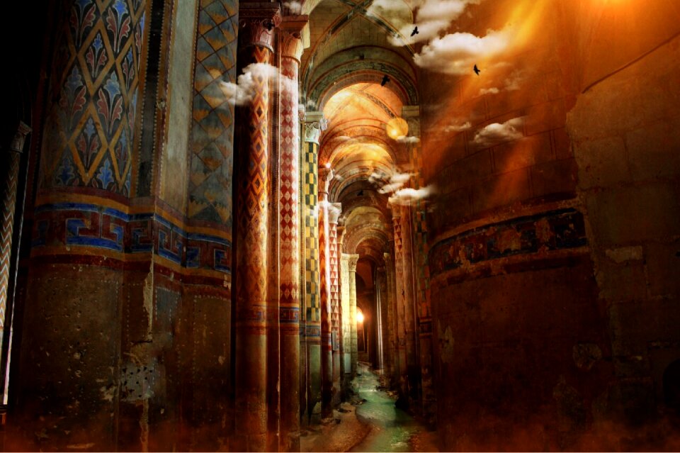 Mural orient vault