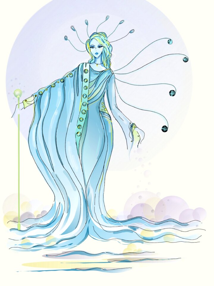 Design fantasy goddess