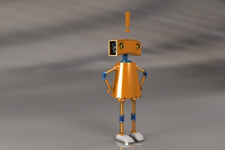 Robot 3d modeling Free illustrations