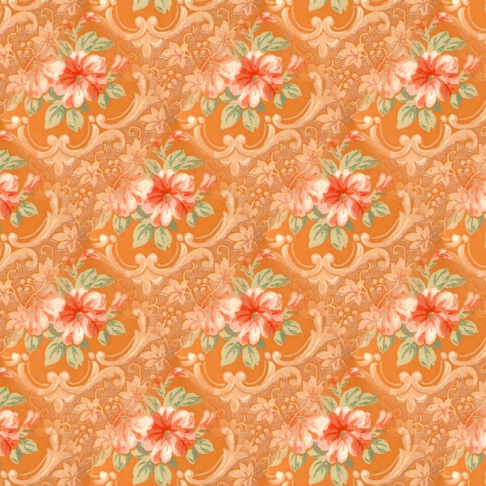 Pattern antique orange pattern