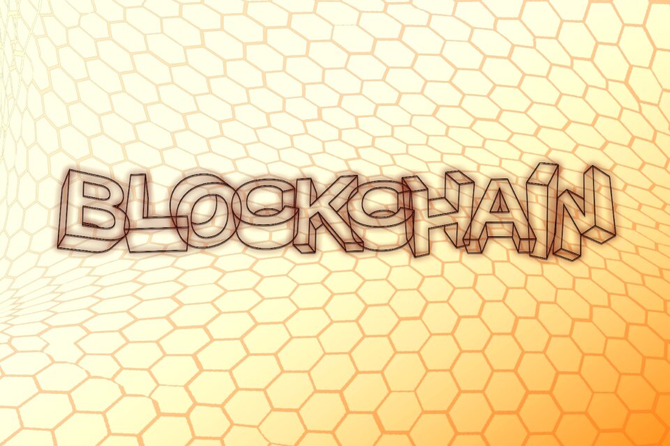 Hand holding blocks cryptographically