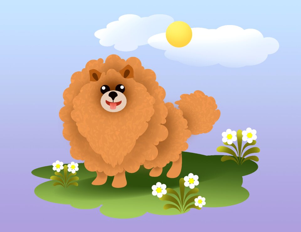 Animal cute graphics