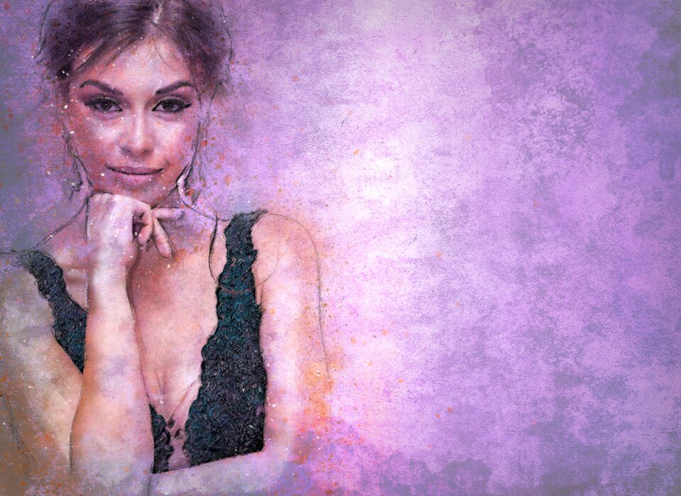 Fashion model beauty