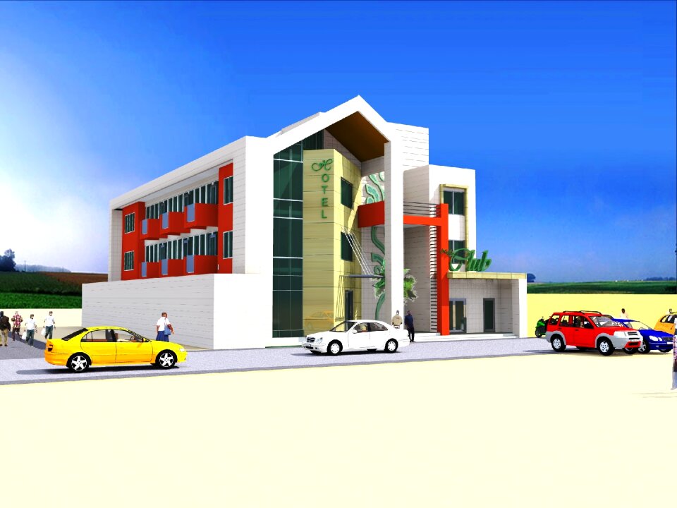 Luxurious hotel Free illustrations