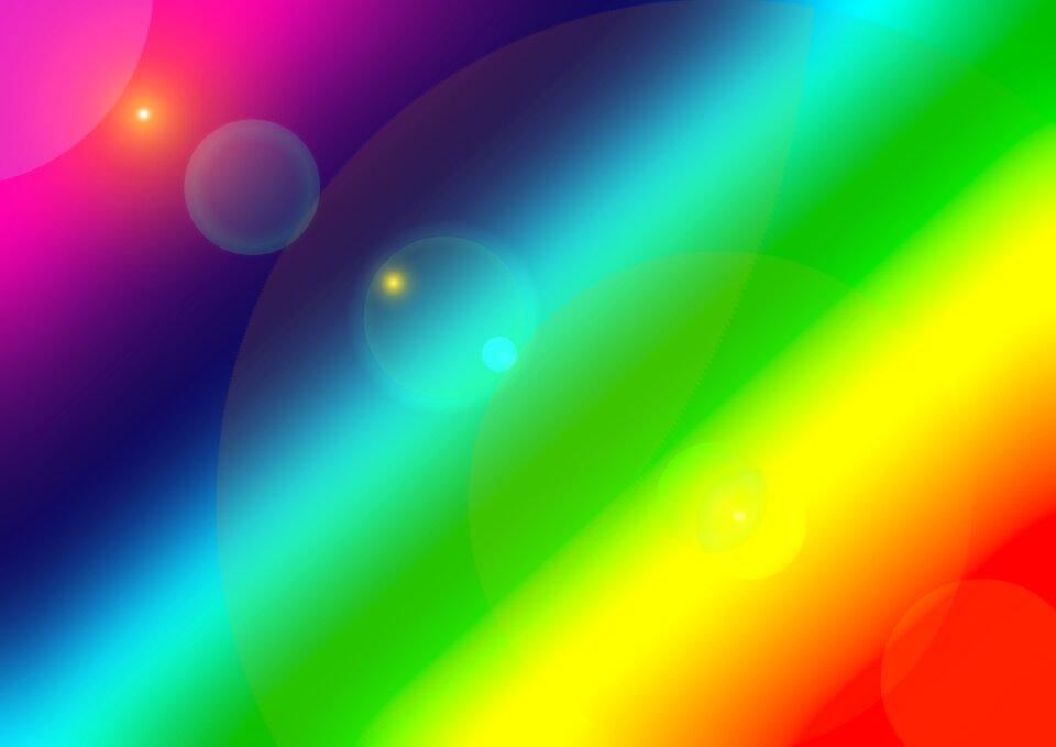Serene painting technique abstract