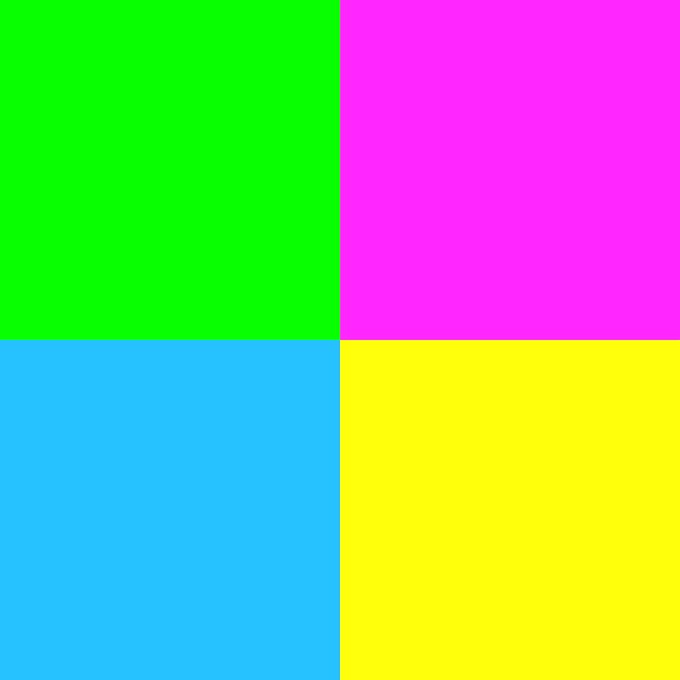 Colors hues palette