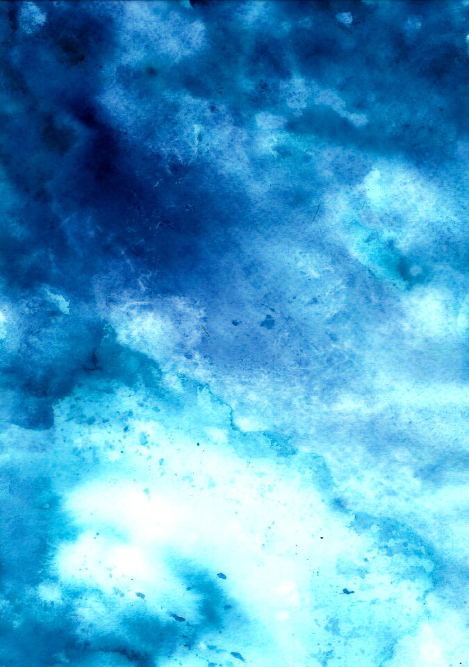 Watercolor wallpaper for girls blue water