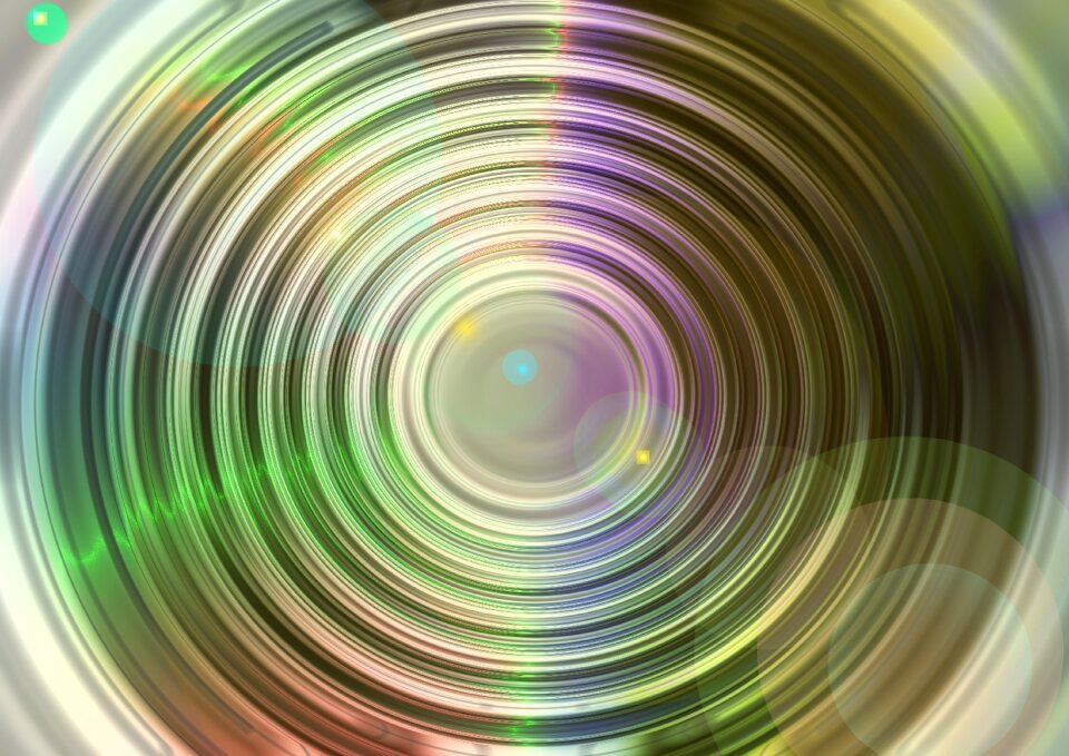 Waves circles water circle