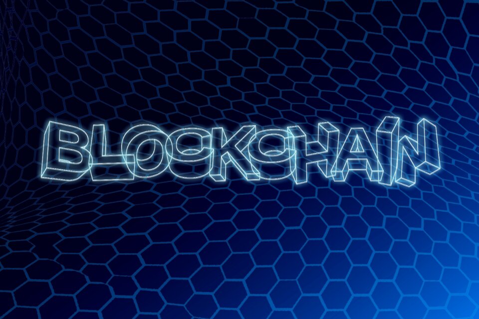 Hand holding blocks cryptographically