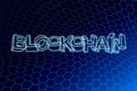 Hand holding blocks cryptographically