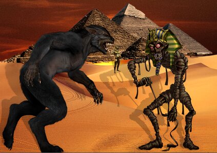 Pharaonic mummy fantasy