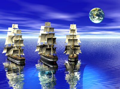 Waters transport ship