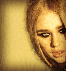 Young female model