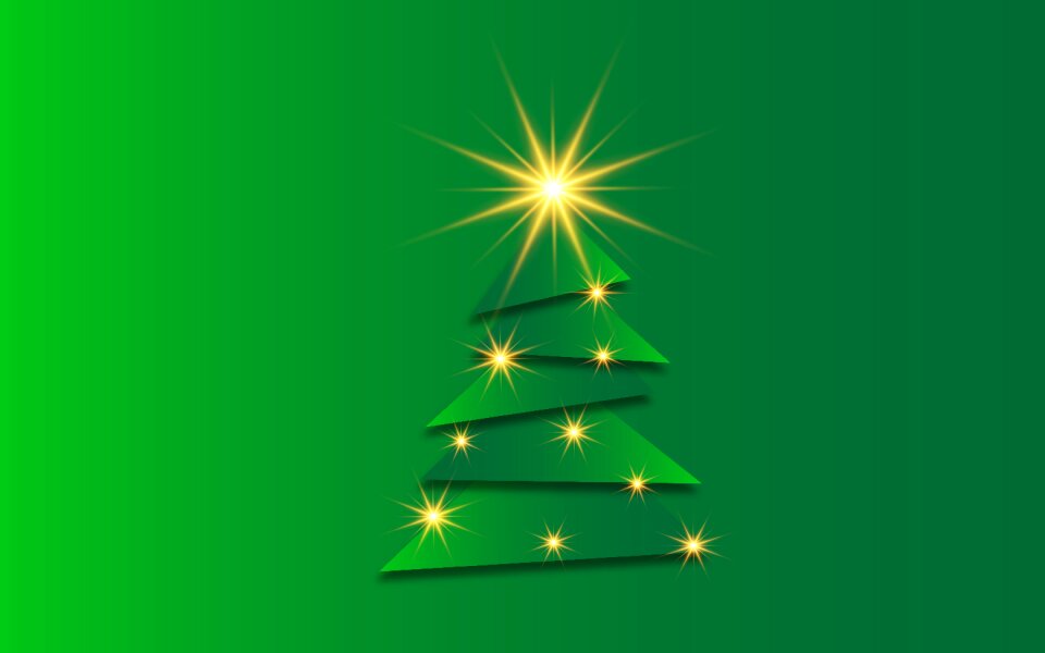 Backdrop green merry christmas
