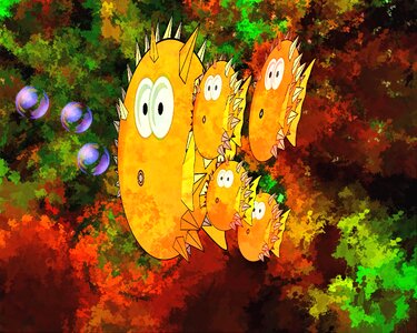 Digital art digital painting decoration